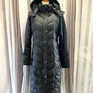 Women's Black Quilted Coat